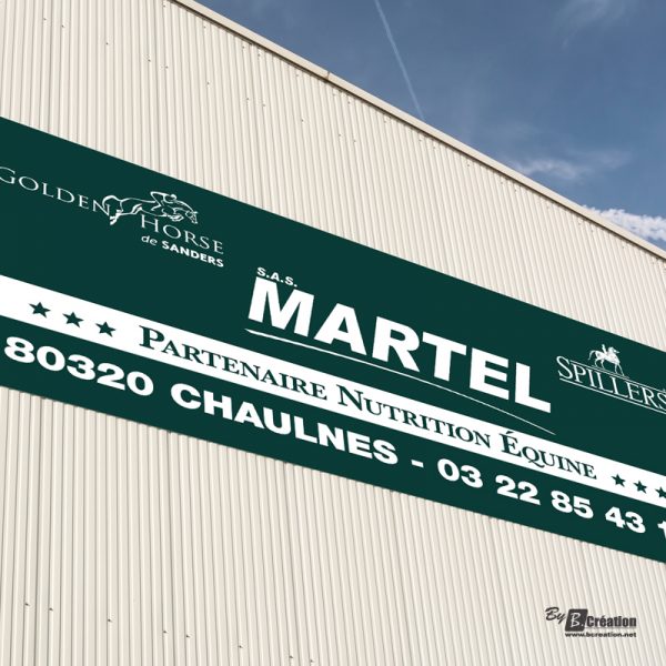Panneau publicitaire Martel Chaulnes